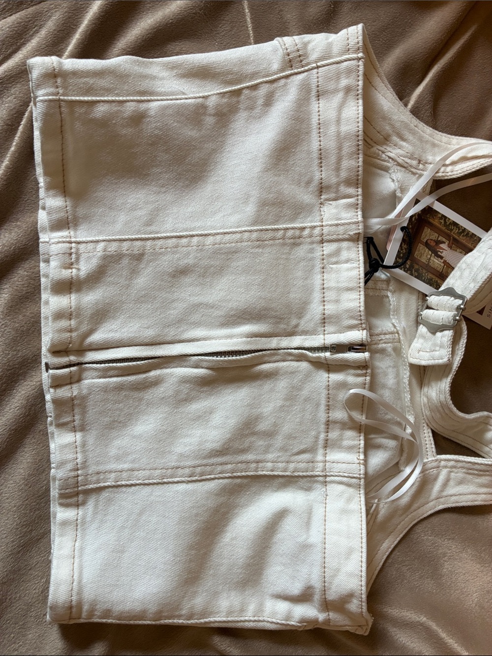 Sincerely Jules White Halter Crop Top - Picture 12 of 13